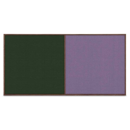 United Visual Products Enclosed Corkboard, 3 Door, 96"x48", 4" Fra UV3406-BLACK-KEYLIME